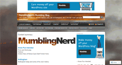 Desktop Screenshot of mumblingnerd.com